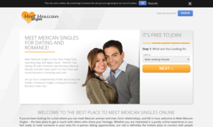 Meet Mexican Singles Meet Mexican Singles Homepage Image